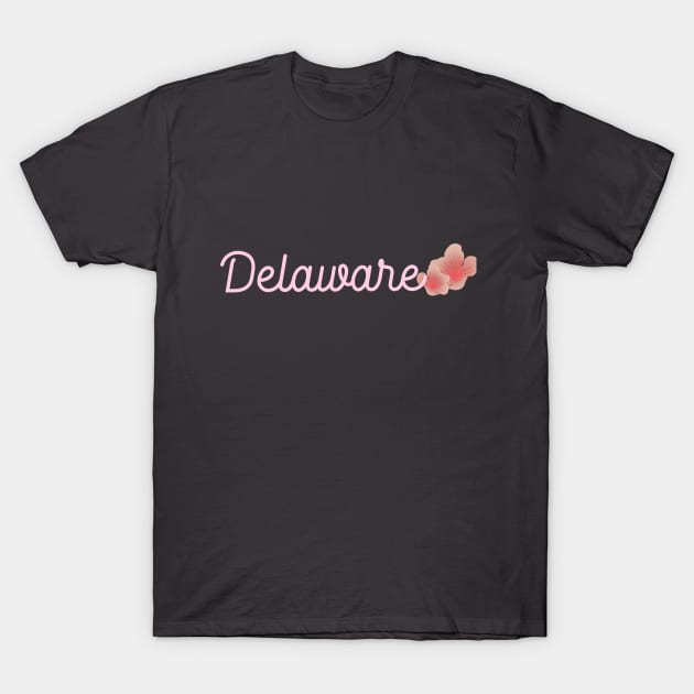 Delaware peach blossom T-Shirt by novabee